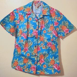 Hilo Hattie Women's Hawaiian Shirt Size XS